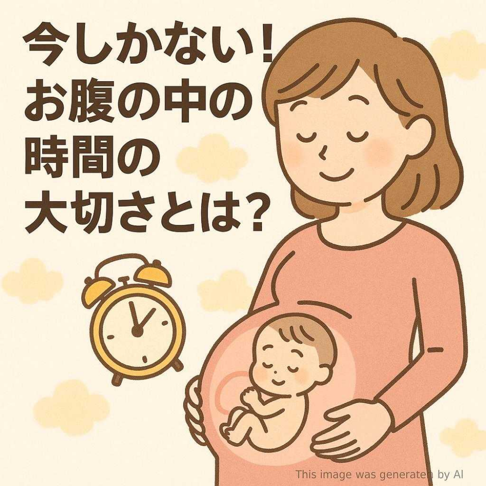 今しかない！お腹の中の時間の大切さとは？