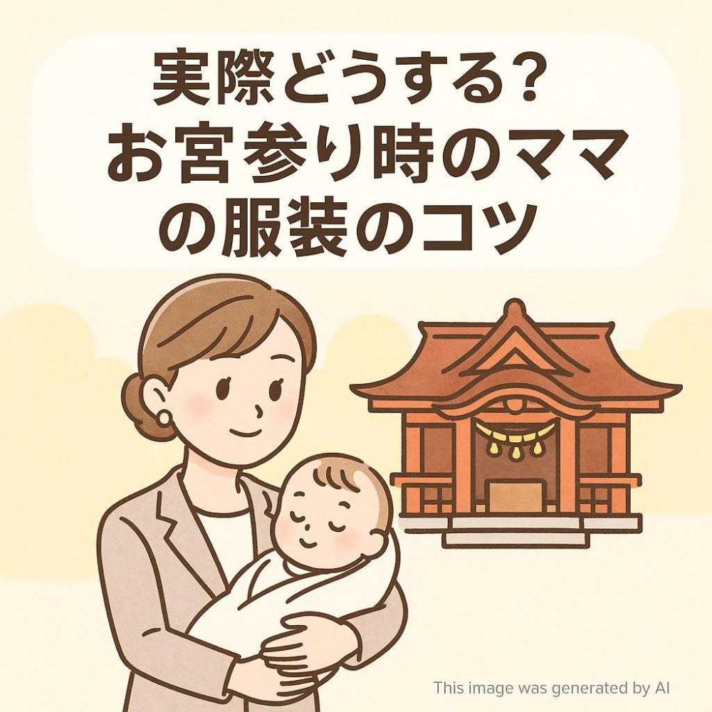実際どうする?お宮参り時のママの服装のコツ