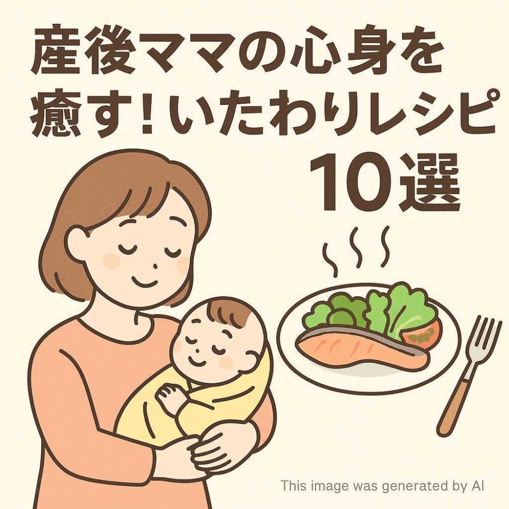 産後ママの心身を癒す！いたわりレシピ10選