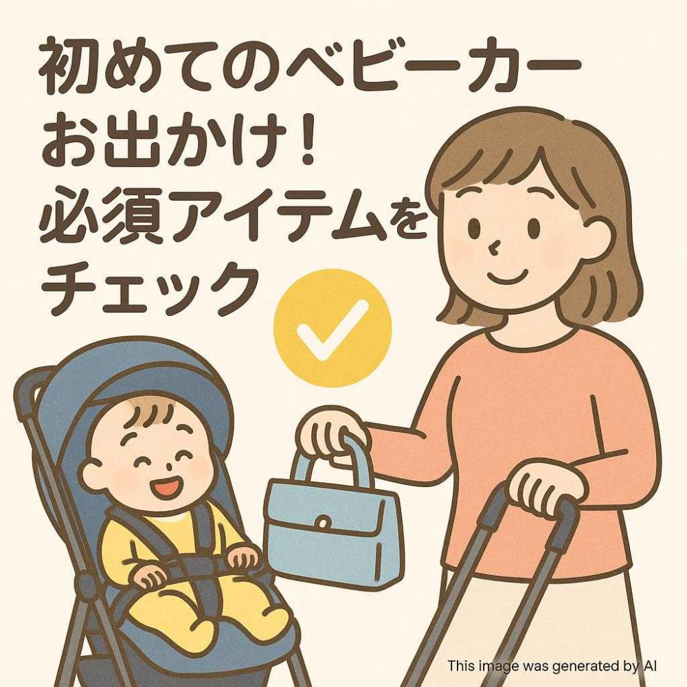 初めてのベビーカーお出かけ！必須アイテムをチェック