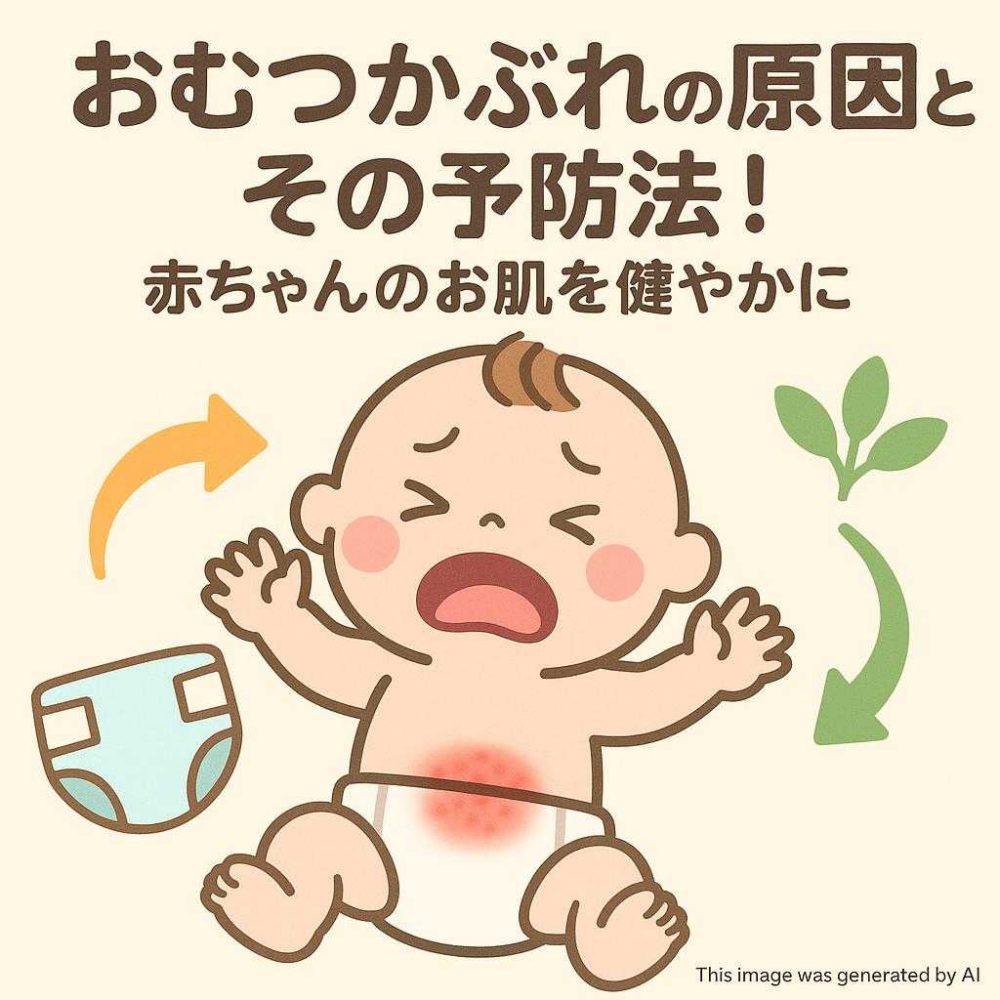 おむつかぶれの原因とその予防法！赤ちゃんのお肌を健やかに