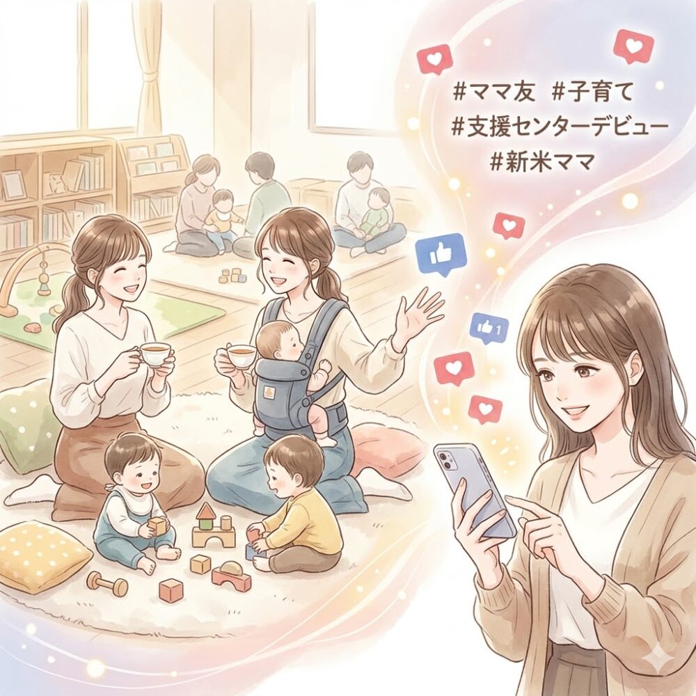 ママ友ってどうやって作るの？子育て支援センターやSNSの賢い活用法