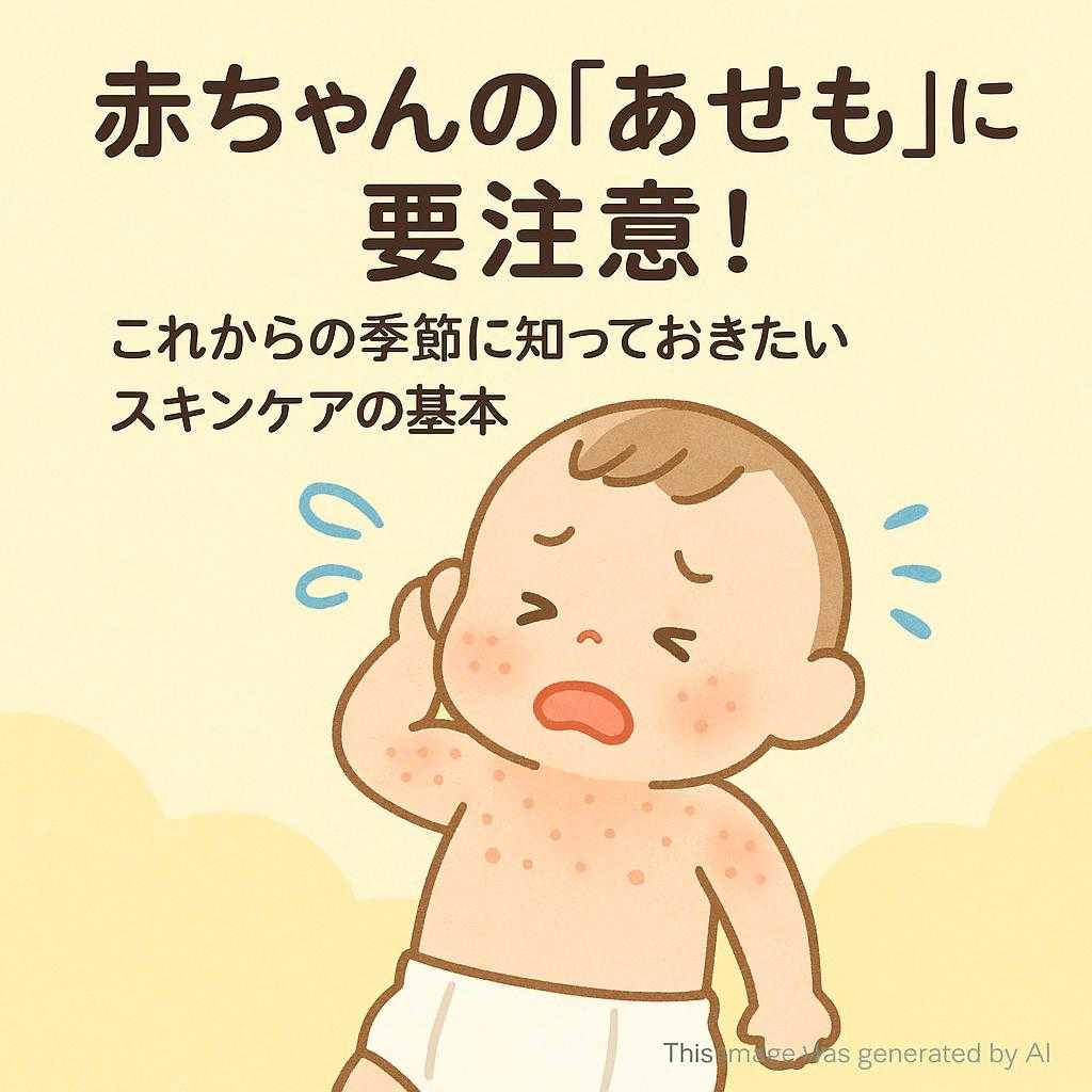 赤ちゃんの「あせも」に要注意！これからの季節に知っておきたいスキンケアの基本