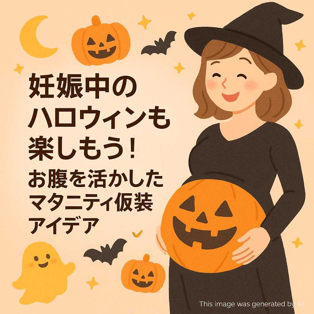 妊娠中のハロウィンも楽しもう!お腹を活かしたマタニティ仮装アイデア